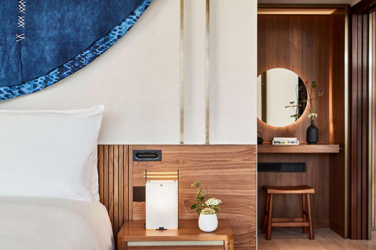Nobu Hotel Barcelona Exterior foto A bedroom at the hotel