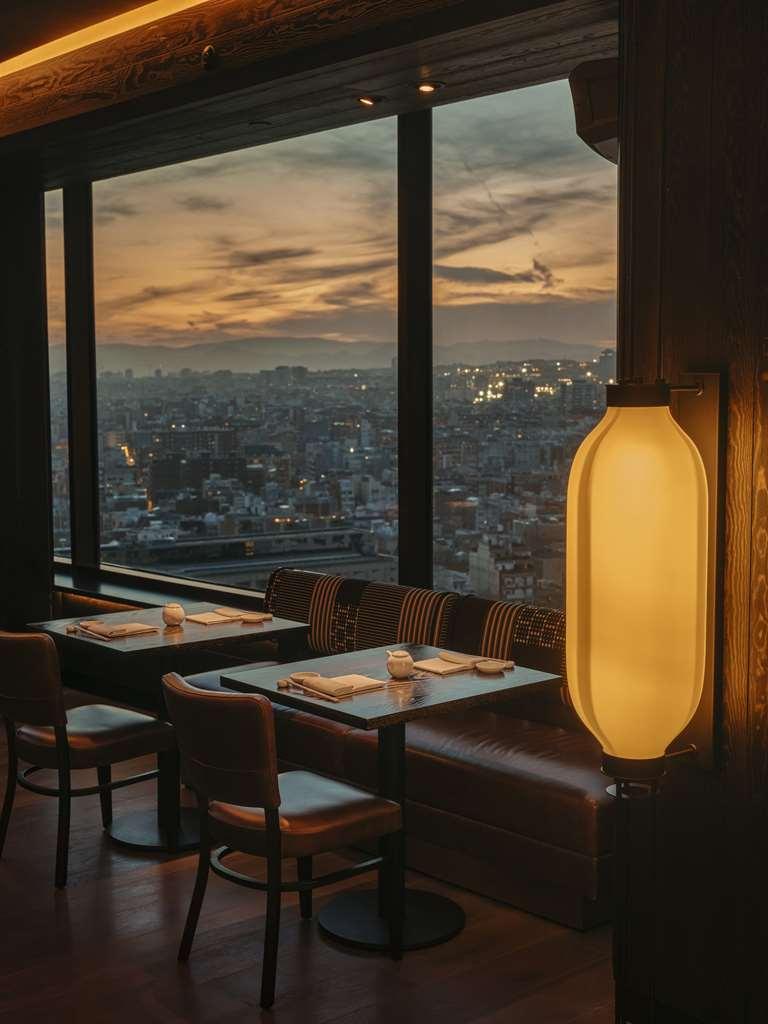 Nobu Hotel Barcelona Restaurant foto The interior of the restaurant